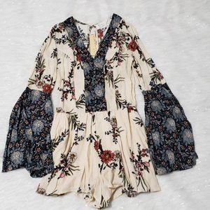 Vintage Havana Floral-Print Romper
